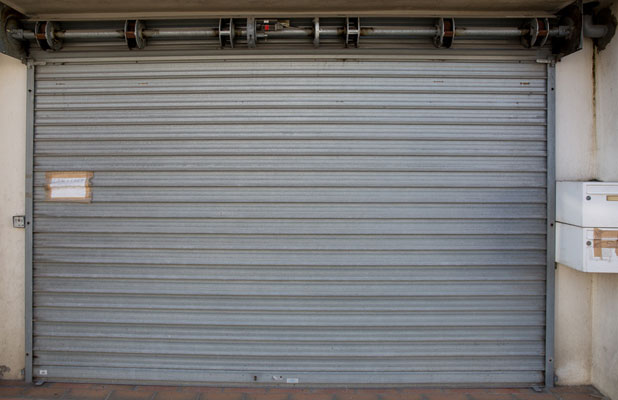 Storefront roll down gate Monroe County